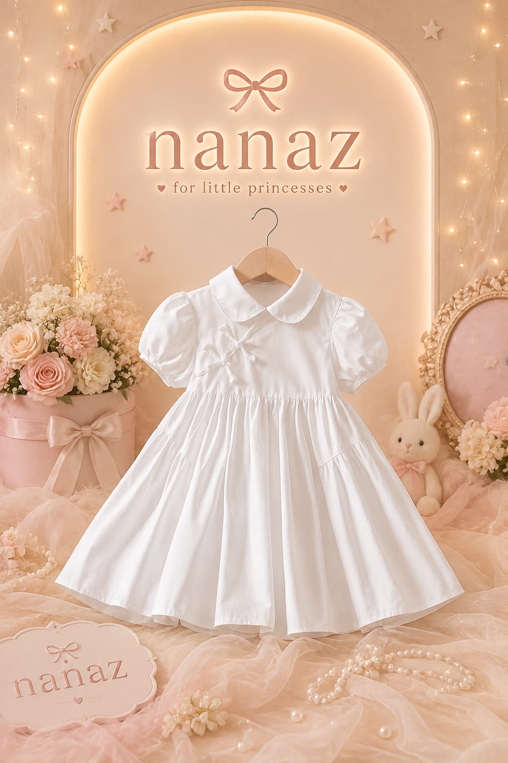 فستان ابيض